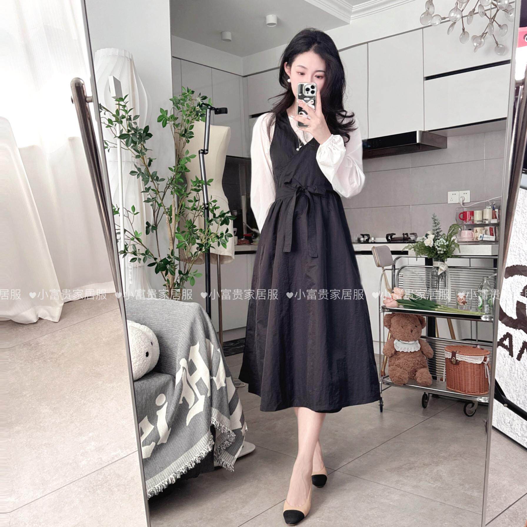 宠物店美容师工作服防水防毛画花店美甲定制印字美发两穿罩衣围裙