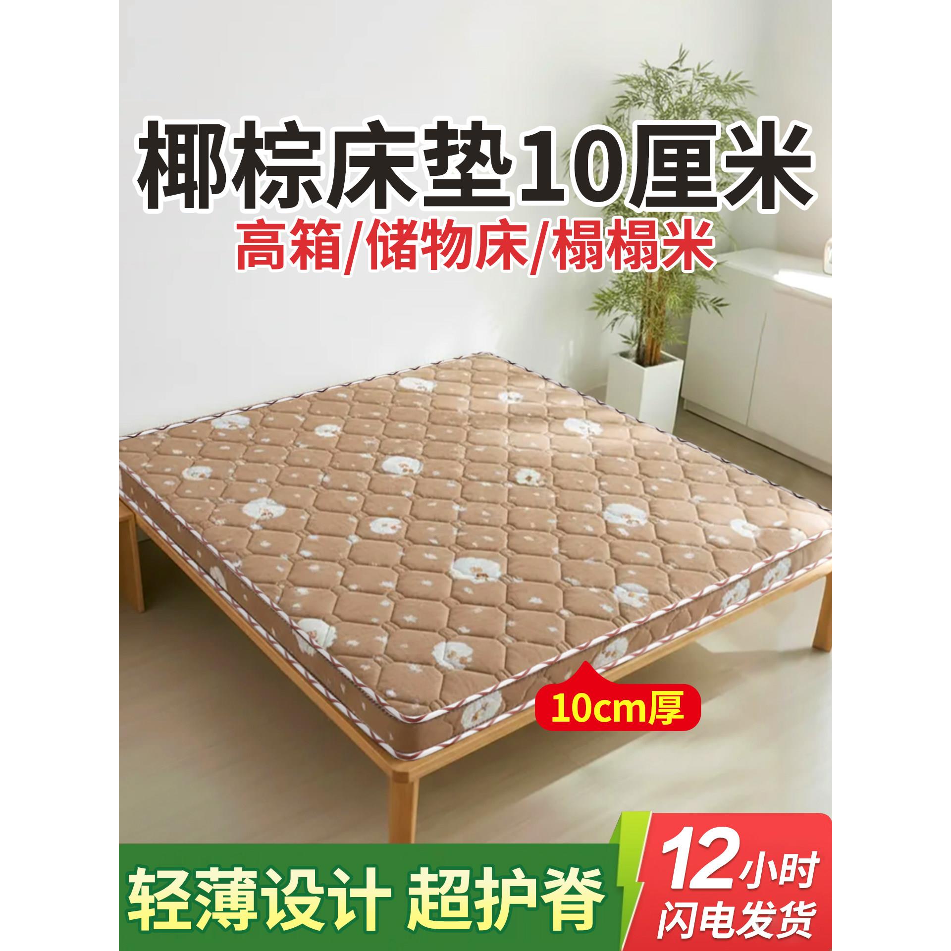 椰棕床垫10厘米厚十大名牌硬床垫专用硬质家用卧室1米5床垫棕垫
