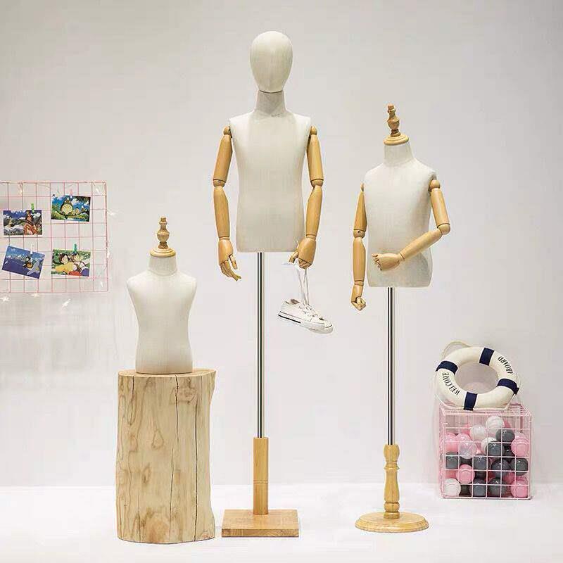 儿童模特道具男女小孩展示架童装店人台橱窗半身宝宝童模特展示架
