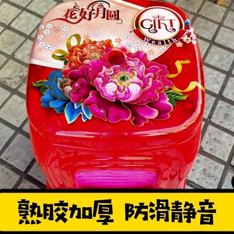 加厚高档塑料凳子家用超厚餐桌椅子塑料凳子特厚塑料印花凳子清仓