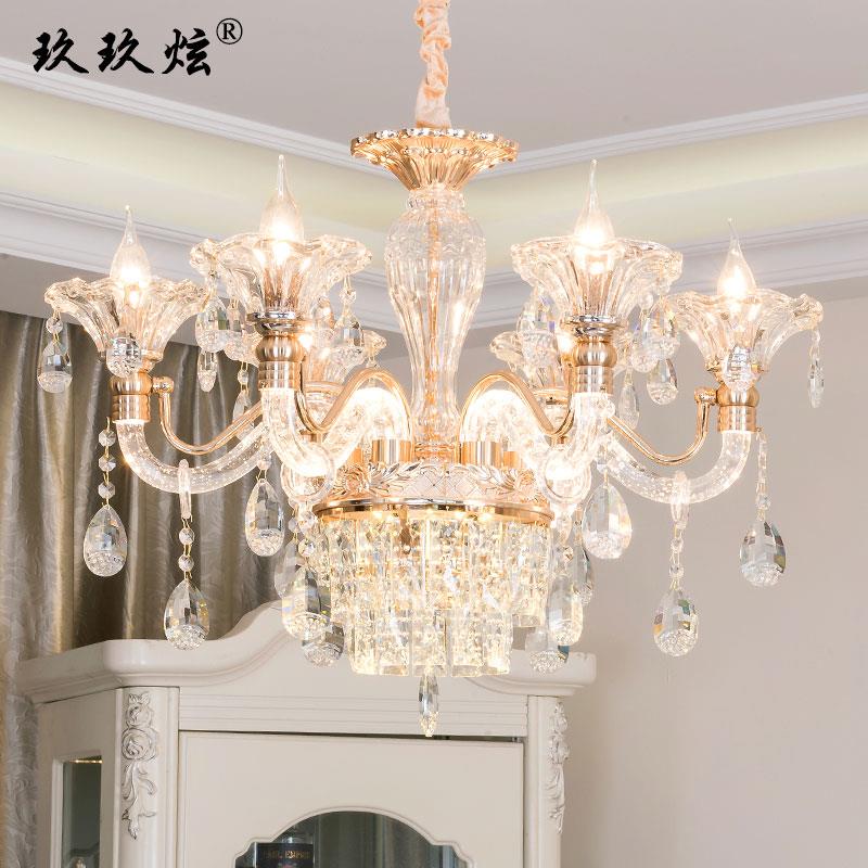 欧式吊灯客厅灯具大气餐厅书房卧室水晶饭厅吊灯简欧2023新款灯饰
