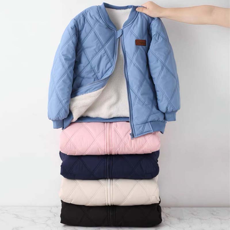 儿童羽绒棉服男女k童冬季加绒加厚棉衣校服神器内穿小棉袄学生内
