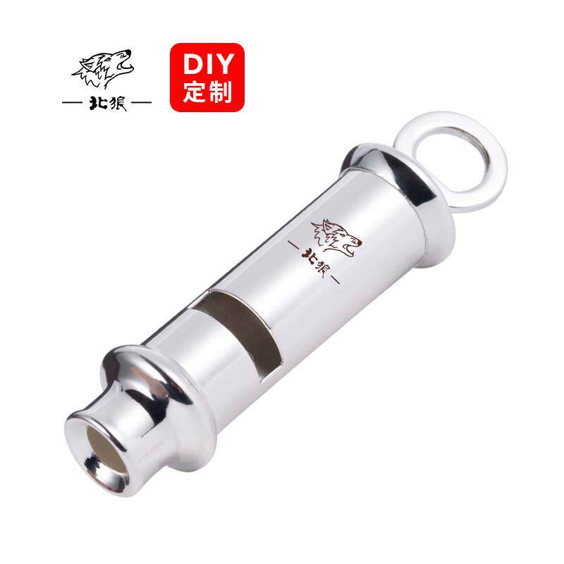 北狼纯黄铜户外求生口哨超大音量应急高频指挥训练专用鸟哨/0618