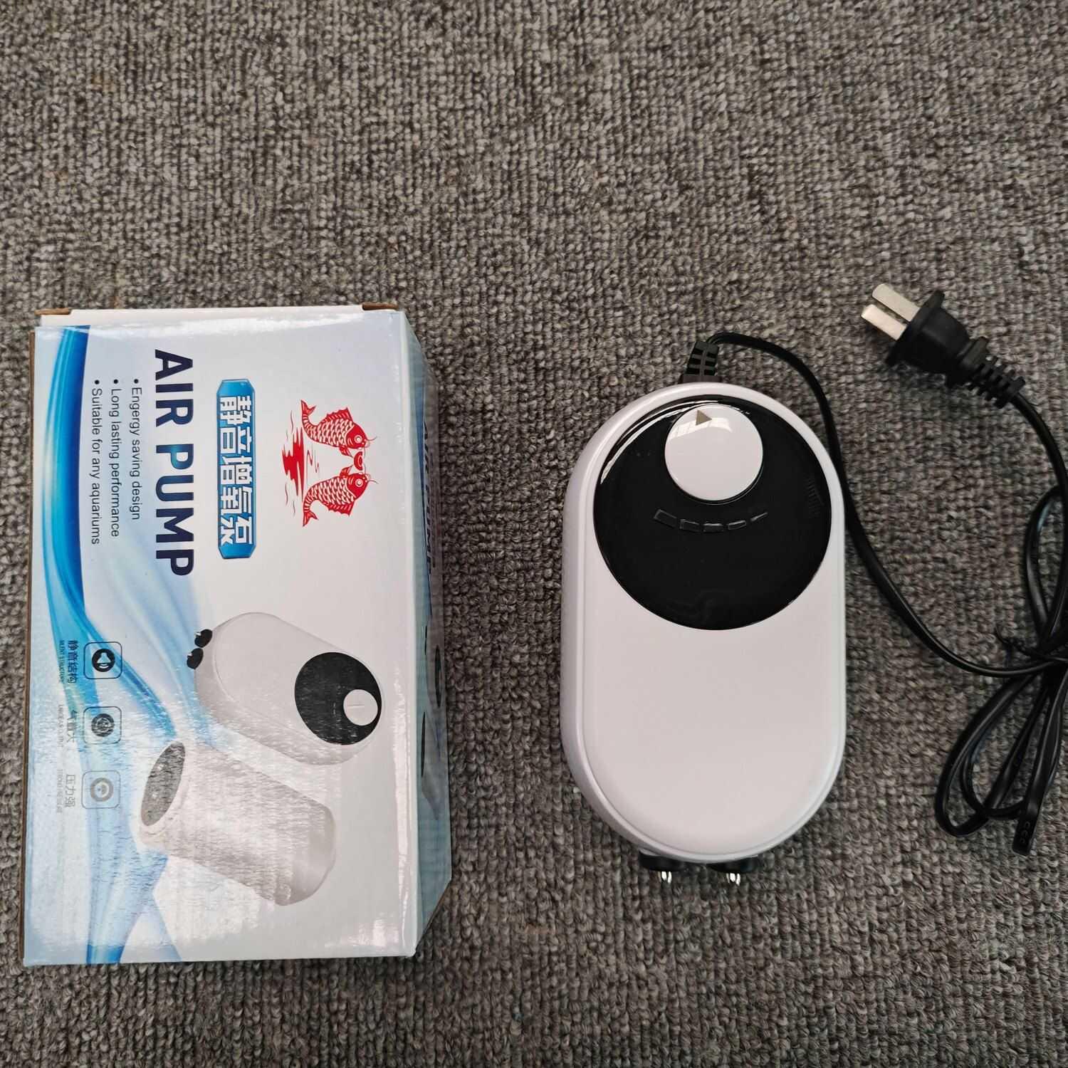 鱼缸增氧泵水族箱氧气泵小型家用静音打氧机养鱼充氧器钓鱼冲氧泵