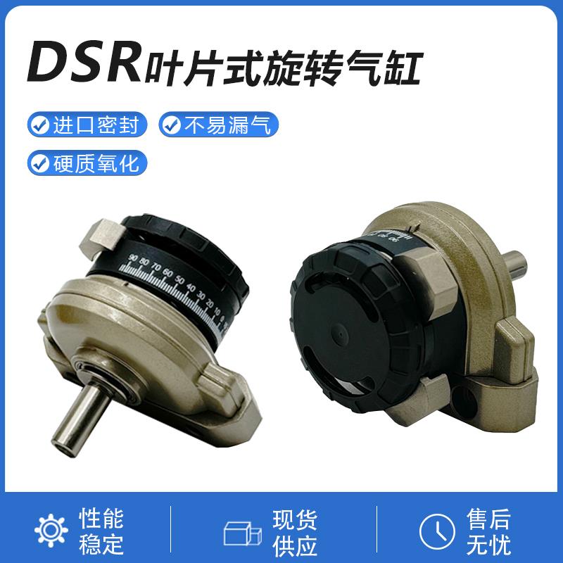 旋转气缸DSRL DSR10-12-16-25-32-40-180-P-FW摆动 DSR25-180-P