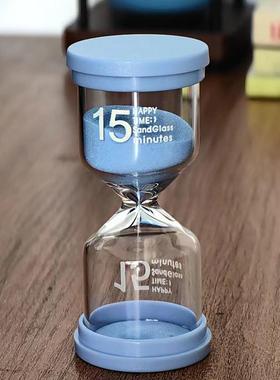 创意沙漏计时器儿童学生学习时间管理20/30/60分钟流沙瓶摆件礼物
