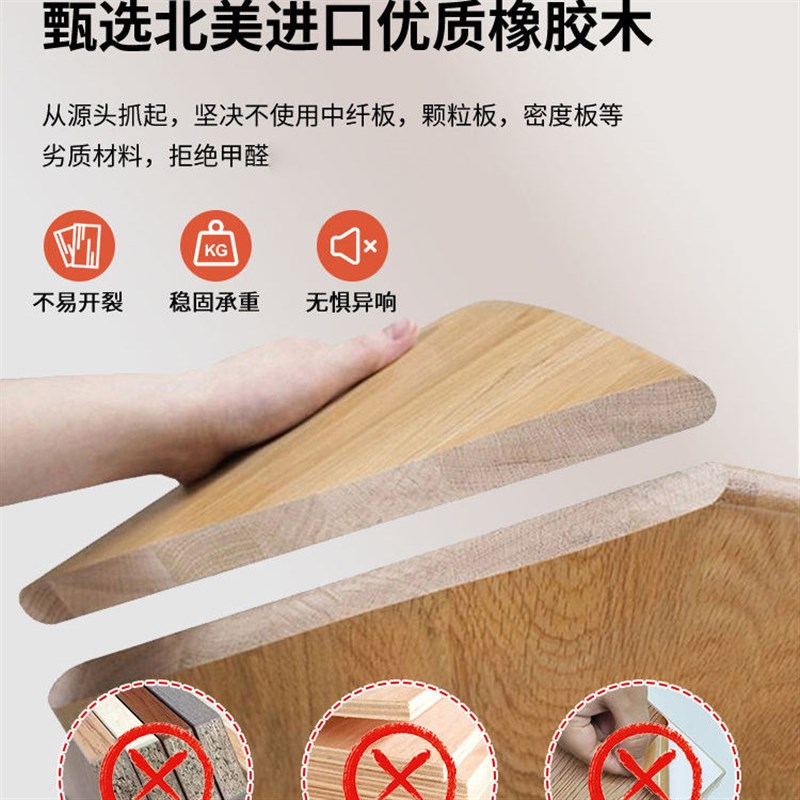 实木餐桌商用接待洽谈桌现代简约家用休闲圆桌咖啡奶茶店桌椅组合