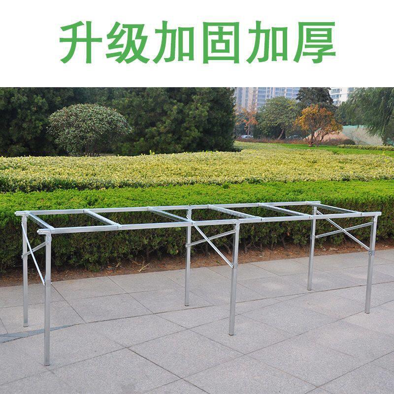 地摊架子摆货架折叠夜市摆摊用的货架竹席水果衣服便携移动推位