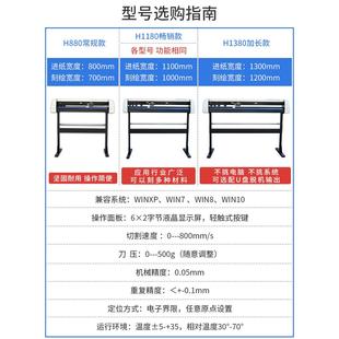大型刻字机H1380型实刻1.2米宽绘图锦旗丝网印刷广告室内户外贴纸