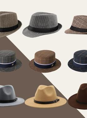 样板间衣帽间覆古帽子装饰道具样板间衣柜男女绅士帽子展示饰品