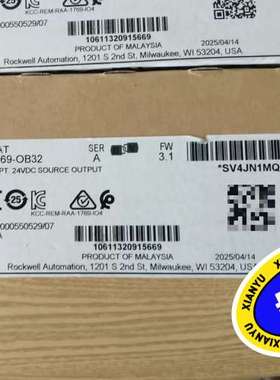 议价AB1769-OB32输模块，32点输，24VD