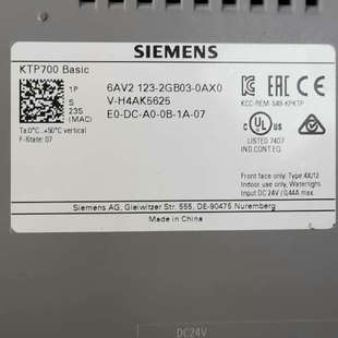 123 型号6AV2 Basic触摸屏 议价KTP700