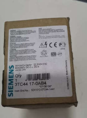 3TC44 17-0AB4接触器 DC24V议价