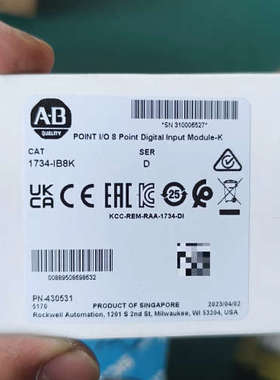 议价ABPOINT I/O模块，型号1734-IB8K和
