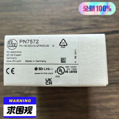 议价 IFM易福门 PN7572 压力传感器 实物拍