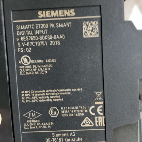 ET200 PA SMART数字输入模块 6ES765议价
