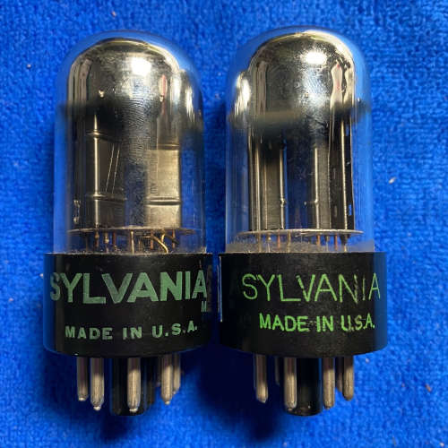 美国喜万年6SN7GTB/5692/6N8P白头翁电子管一对议价