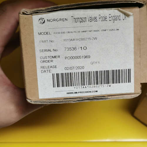 议价诺冠ICO3S，Y013AA1H2BS215-2w电磁阀