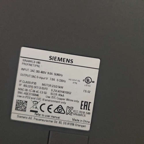 议价V90伺服驱动器 6SL3210-5FE12-0UF0