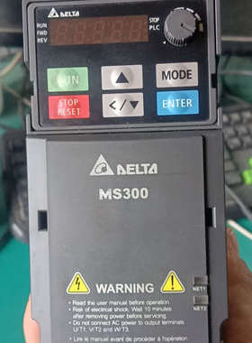 1.5KW380V，台达MS300变频器，型号VFD4A2M议价