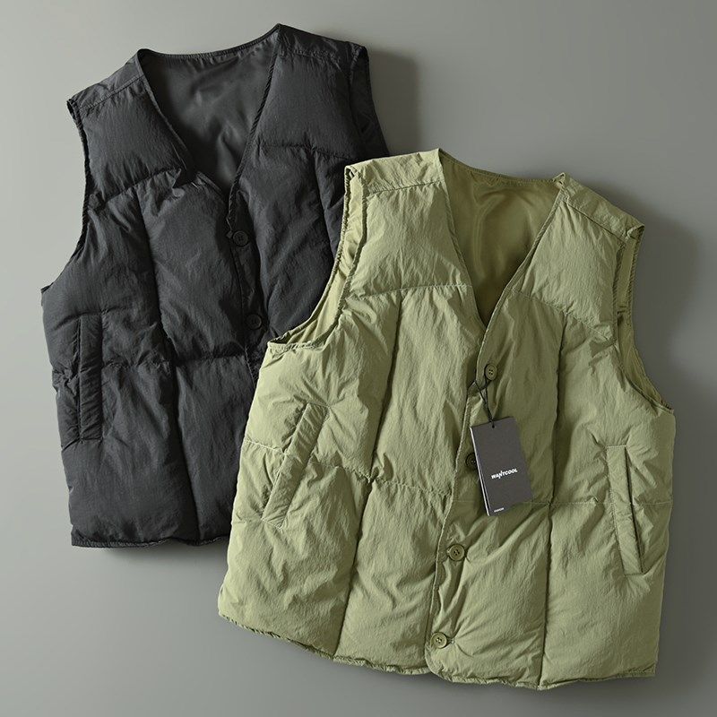 巨厚实外贸男装秋冬户外防风防水加厚保暖美式休闲V领棉坎肩马甲,男装,常规马甲,淘宝优惠券,粉丝福利购,淘宝优惠卷