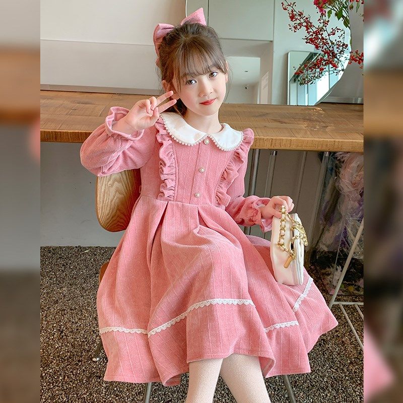 女童连衣裙2024新款秋冬装洋气小女孩公主裙加绒儿童装冬季冬裙子,童装/婴儿装/亲子装,连衣裙,淘宝优惠券,粉丝福利购,淘宝优惠卷