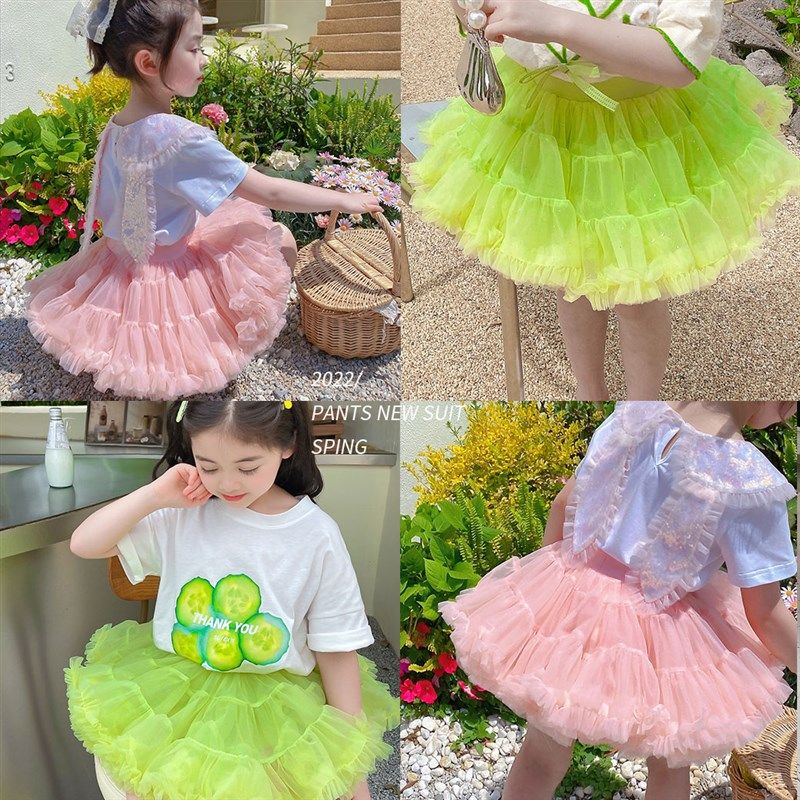 女童半身裙2023夏季裙子蛋糕裙儿童夏装网纱裙宝宝夏款短裙小童装,童装/婴儿装/亲子装,半身裙,淘宝优惠券,粉丝福利购,淘宝优惠卷