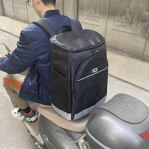 双肩加厚铝箔保温袋揹包防水冷藏包保鲜冰袋大号野餐包外送送餐箱