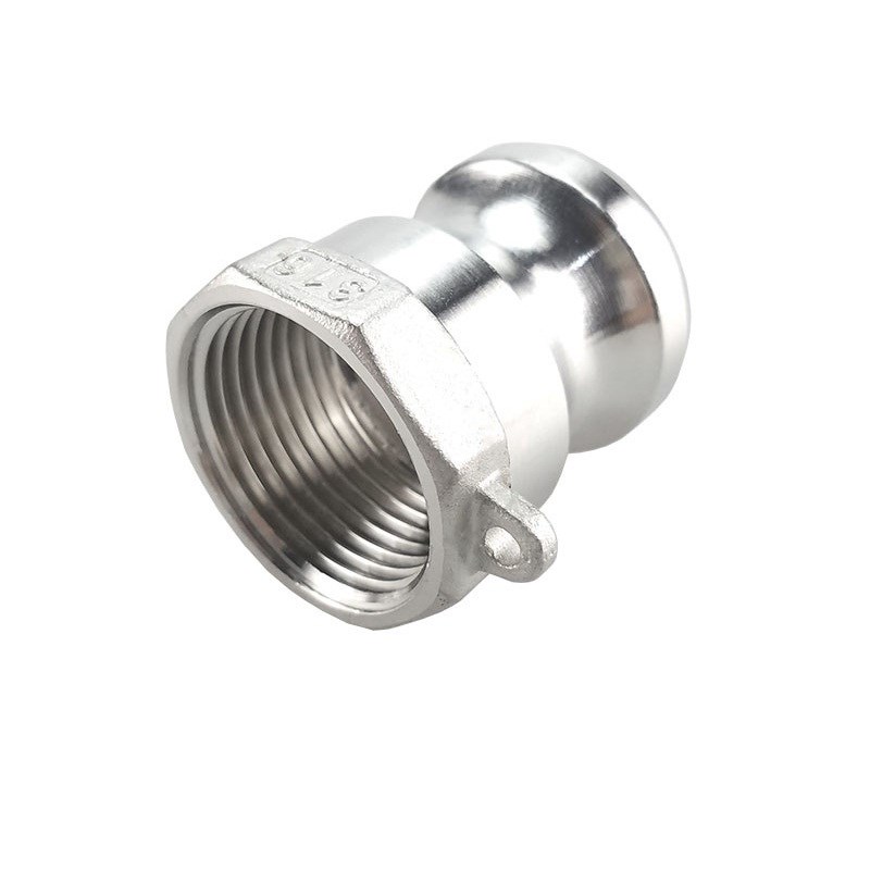 304/316不i锈钢快速接头A型内丝阳端扳把式水管活接卡扣内牙公头