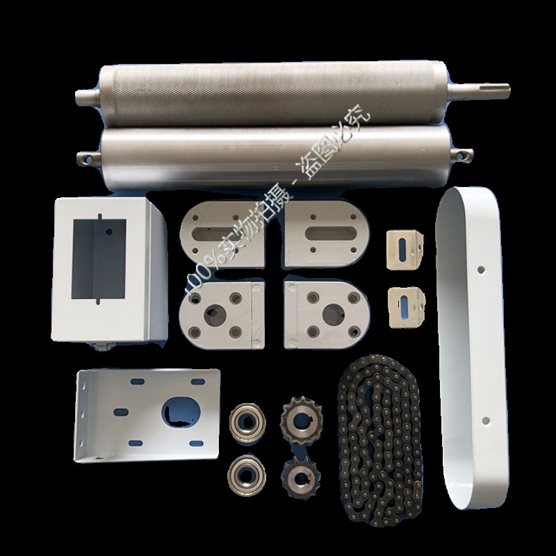 4080头尾铝座j配套滚筒全套整套流水线传送带输送带配件滚轮轴传
