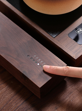 胡桃木无线充f电式电动上水器家用桶装水J抽水器桌面吸水器抽水神