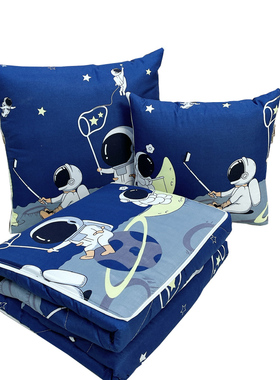 抱枕被子两用f靠垫被沙发办公室午休靠枕头被空T调汽车腰枕床头靠