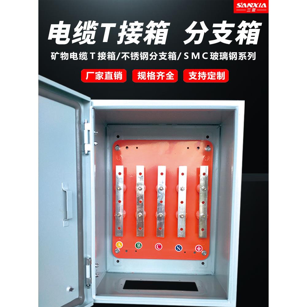 电缆t接箱低压分支铜排bttrz国标矿物质绝缘等电位分流转接转换箱
