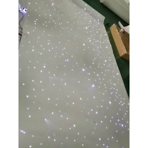 整张无缝星空顶吸音卷材喷绘满天星客厅光纤灯卧室走廊天花板吊顶