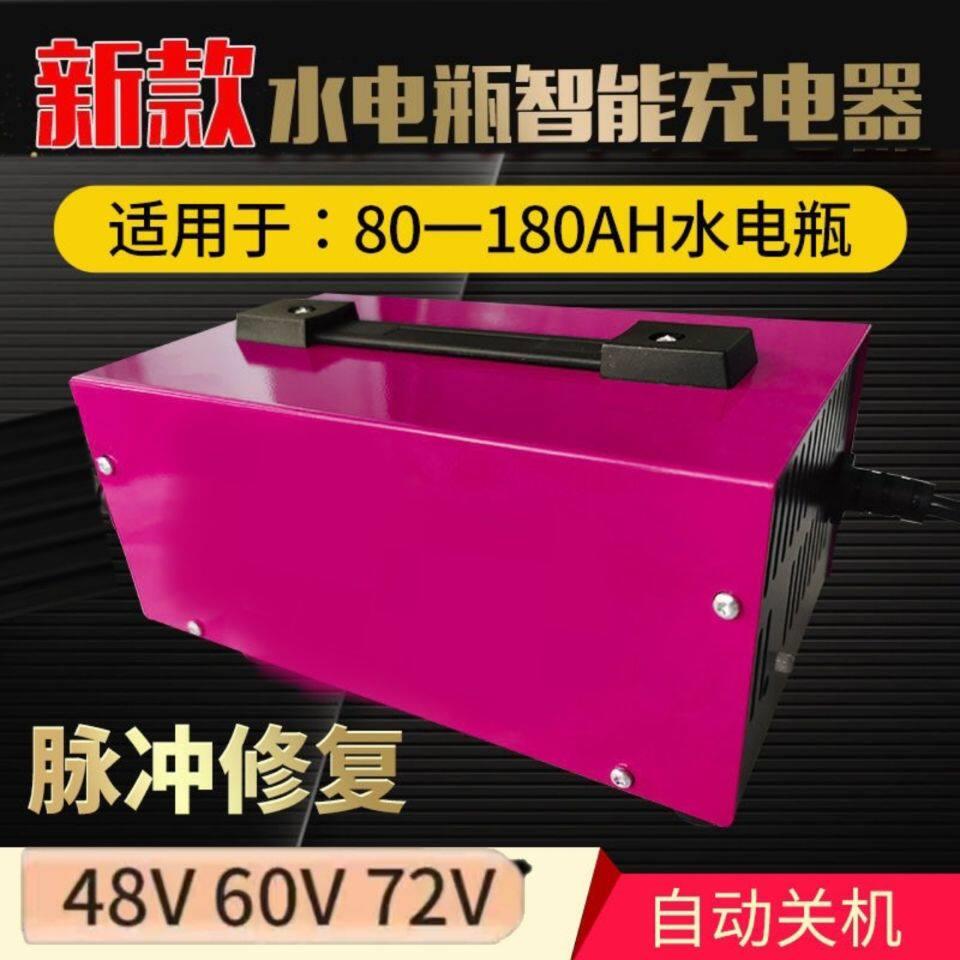电瓶三轮车水电瓶充电器48V60V72V电动汽车自动关机智能充电机