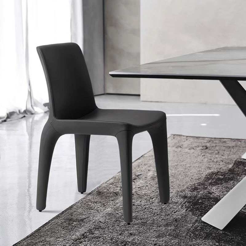 餐椅意式轻奢设计师现代简约家用餐厅凳子创意椅子书桌洽谈靠背椅