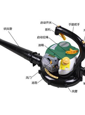 手提式汽油吹吸叶机Suction blade machine 便携式道路清理机