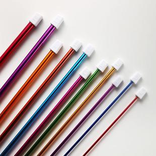 diy围巾手工毛线编织工具棒针 阿富汗钩针氧化铝制勾毛衣长针套装