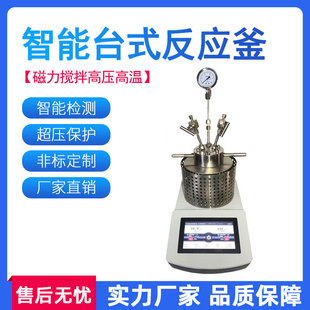 反应釜实验室高压反应釜实验室磁力搅拌高压高温反应釜 智能台式