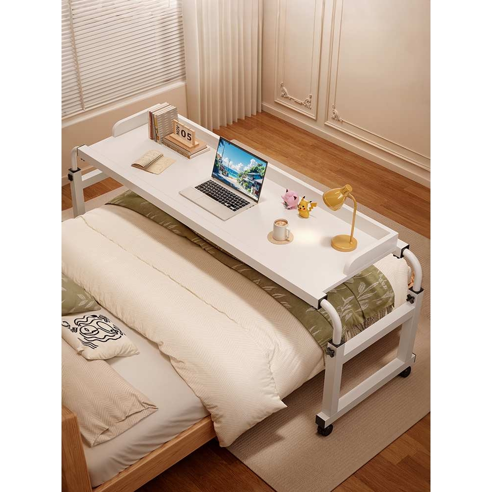?可移动床上桌懒人跨床桌升降床边电脑桌子卧室家用书桌床尾悬空