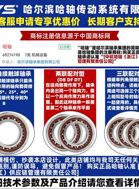 RYS 哈轴传动 7020 7021 7022 7024 ACTA CTA P4 DB DT DF 配对