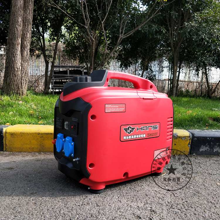 2千瓦小型单相家用220v微型静音手启动翰丝汽油发电机HS2000T