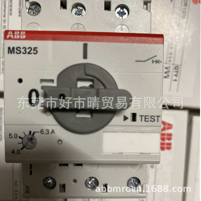 ABB马达保护用断路器MS325-2.5 MS325-4 MS325-6.3 MS325-25