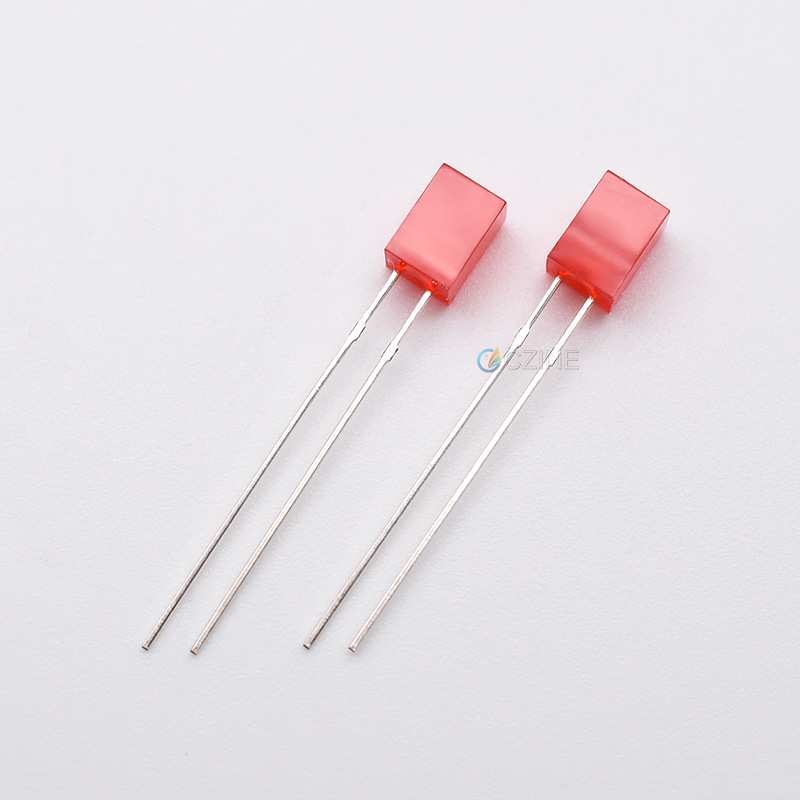 5*5*7mm方形557红发红绿黄红灯绿黄色方形指示灯直插式led灯珠