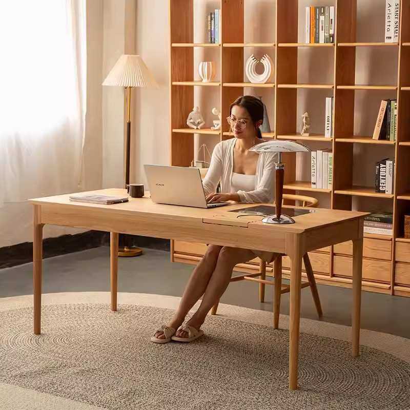 北美黑胡桃木书桌卧室写字台电脑桌学习桌简约北欧书台实木工作台,鲜花速递/花卉仿真/绿植园艺,割草机/草坪机,淘宝优惠券,粉丝福利购,淘宝优惠卷