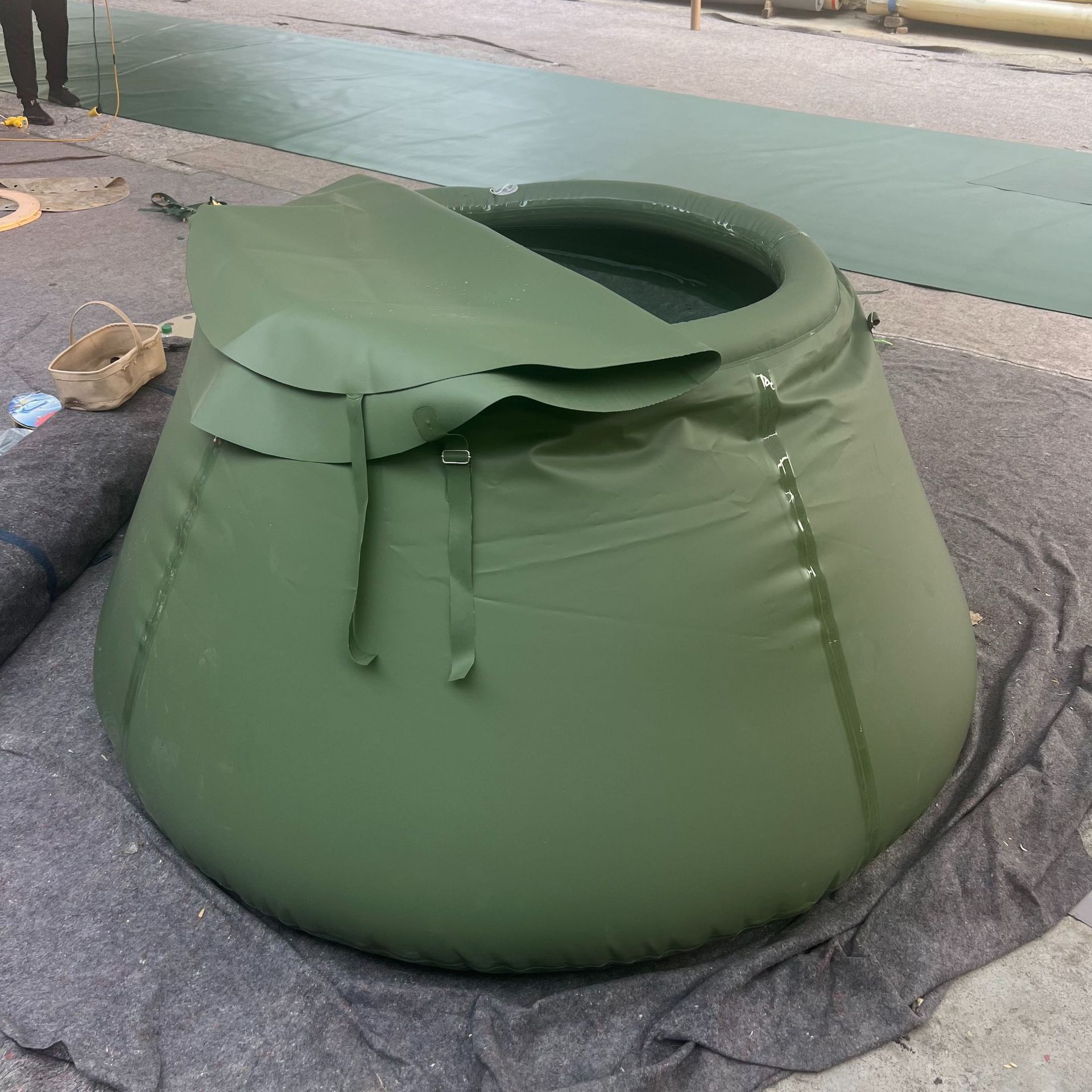 森林应急消防水囊软体移动储水罐水袋斜坡自悬水罐型号SN01救援