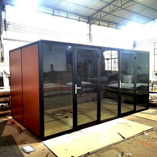 可移动隔音房电话亭组装拆卸式户外防水办公室静音舱厂家