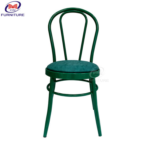 美式轻奢餐椅桑纳椅 铝合金仿木北欧休闲椅子 咖啡厅曲木椅厂家