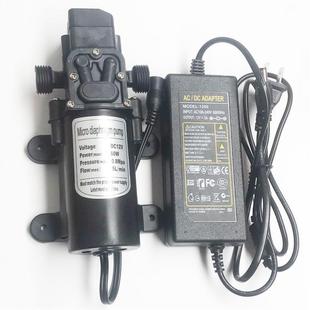 24v微型电动自吸增压隔膜泵2 12v 3公斤压力喷雾系统抽水泵