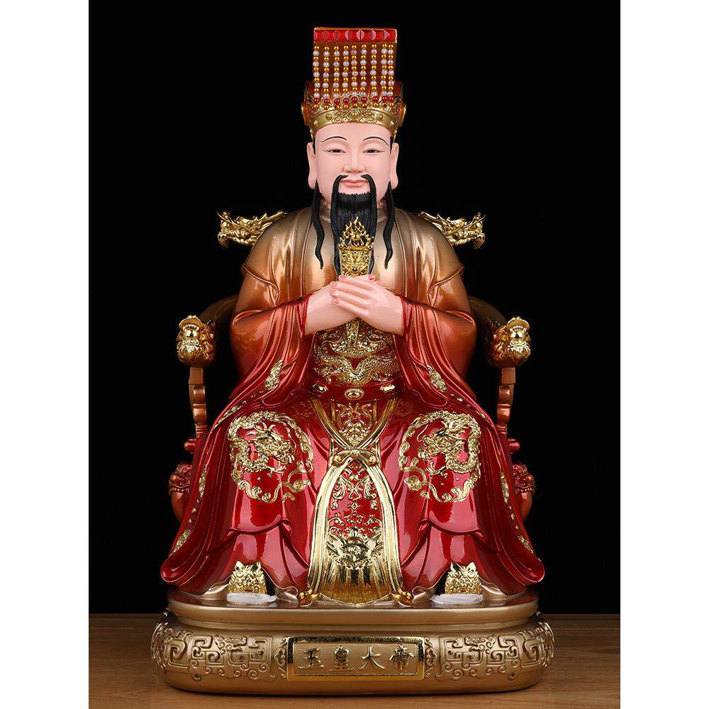 新款玉帝王母神像家用供奉玉皇大帝王母娘娘像体真身树脂佛像摆件